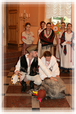 «Christmas caroling» - Goat «Christmas caroling» - Goat