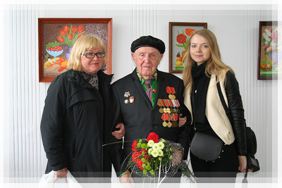 Выставка ветерана Великой Отечественной войны Николая Дулепова