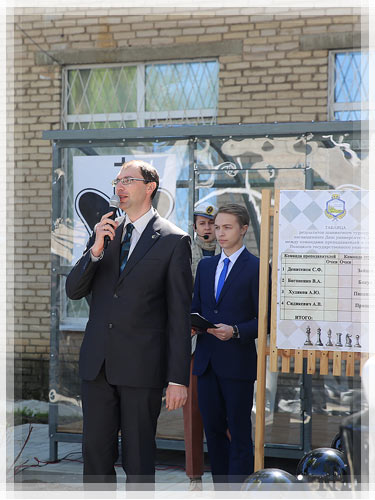 The pro-rector responsible for educational work, Denis Duk The pro-rector responsible for educational work, Denis Duk