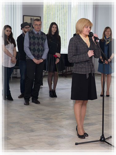 The head of the department of educational work, Galina Polyakova The head of the department of educational work, Galina Polyakova