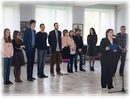 The head of the Student’s club Elena Tyryshkina The head of the Student’s club Elena Tyryshkina