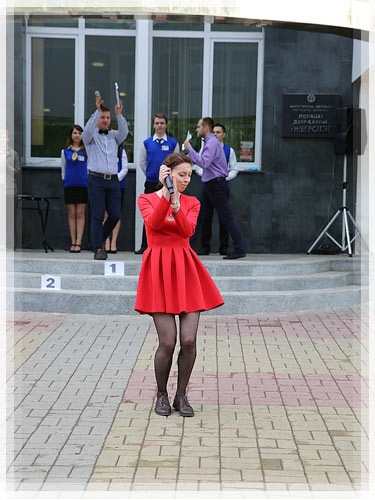 The performance of the participants of vocal and dancing studios The performance of the participants of vocal and dancing studios