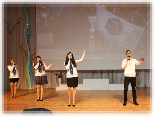 The song «Our university » performed by the singing studio «Nastroenie» The song «Our university » performed by the singing studio «Nastroenie»