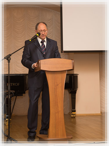 The rector of PSU, Dmitry Lazovsky