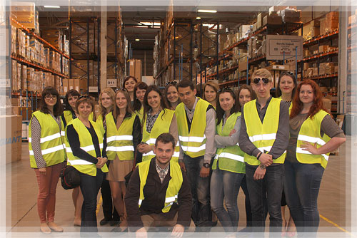 Visiting of the logistic centre of Raben company Visiting of the logistic centre of Raben company
