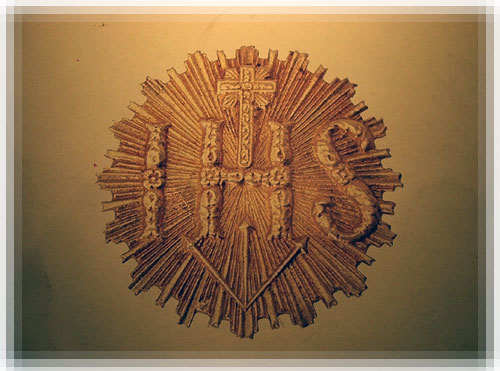 The symbol of Jesuit order