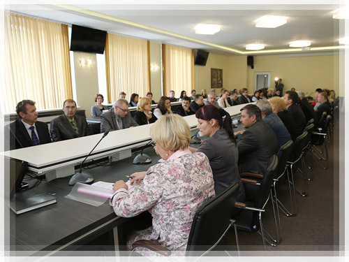 Встреча информационной группы Новополоцкого горисполкома с ректоратом ПГУ Встреча информационной группы Новополоцкого горисполкома с ректоратом ПГУ
