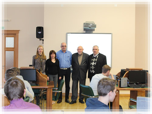 The meeting of Russian colleagues and teaching staff of the faculty of Information Technologies The meeting of Russian colleagues and teaching staff of the faculty of Information Technologies