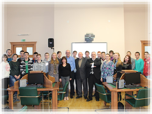 The delegation from Russia at Polotsk State Univeristy The delegation from Russia at Polotsk State Univeristy