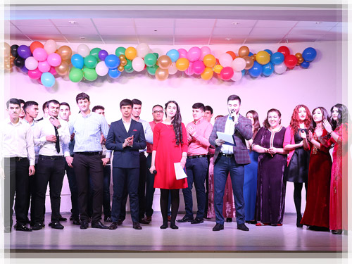 Foreign and Belarusian students together Foreign and Belarusian students together