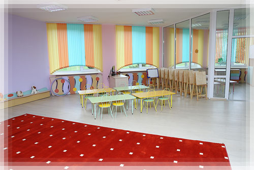 The new educational area for the Centre of preschool childhood«UNIVERik»