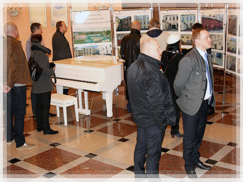 Visiting historical building of Polotsk Collegium Visiting historical building of Polotsk Collegium