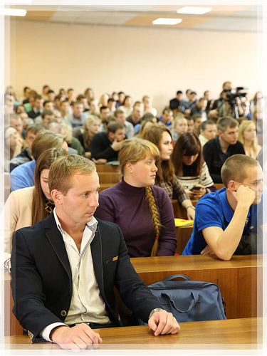 Встреча В.А. Девятовского с преподавателями и студентами
