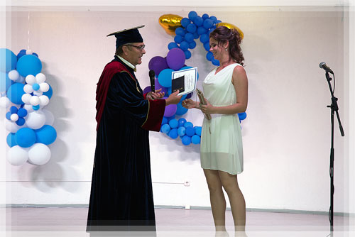 The graduation ceremony The graduation ceremony