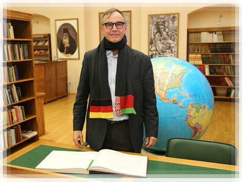 Франц Блум, председатель Дружественного союза «Майнц – Минск»
