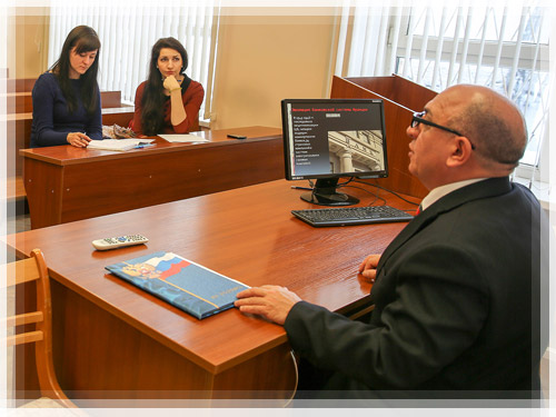 Professor Sadigov’s lecture for students of the faculty of Finance and Economics