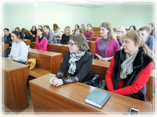 Meeting with the students from USA Meeting with the students from USA