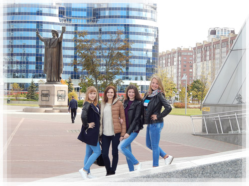 Посещение Национальной библиотеки Республики Беларусь
