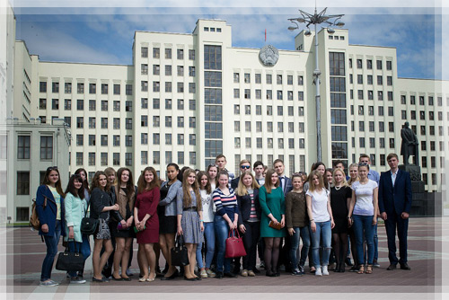 Экскурсия в Парламент для студентов Полоцкого университета