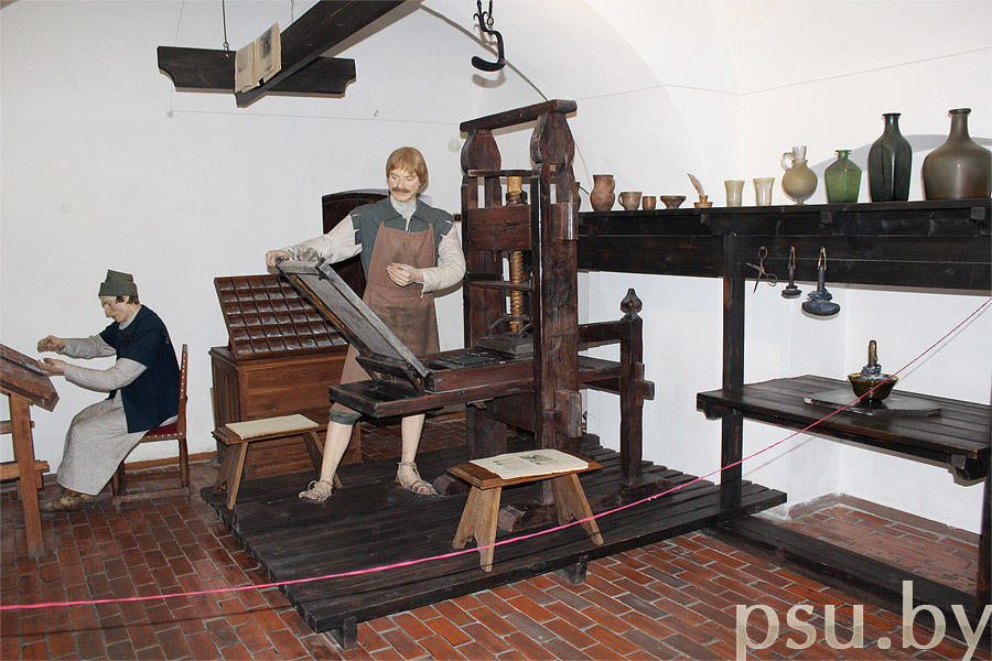 Oформление выставочных залов Музея белорусского книгопечатания