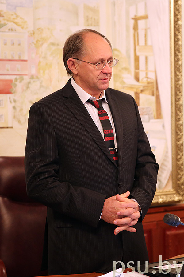 Дмитрий Николаевич Лазовский, ректор Полоцкого университета