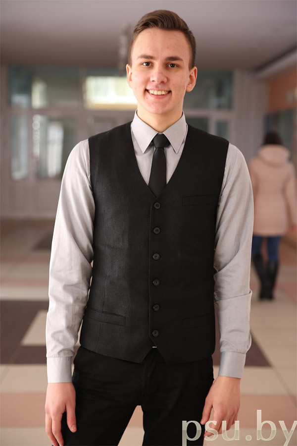 The student of the faculty of Finance and Economics of Polotsk State University Dmitry Kukso Dmitry Kukso