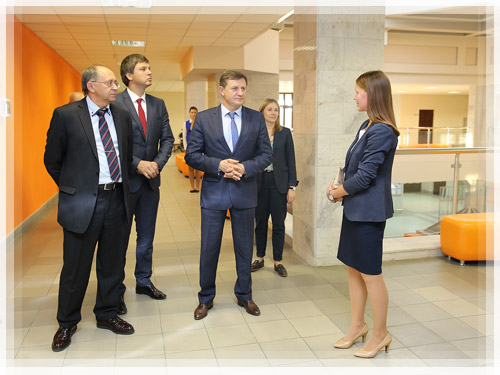 Первый официальный визит Министра образования РБ М.А. Журавкова в ПГУ Официальный визит Министра образования РБ М.А. Журавкова в ПГУ