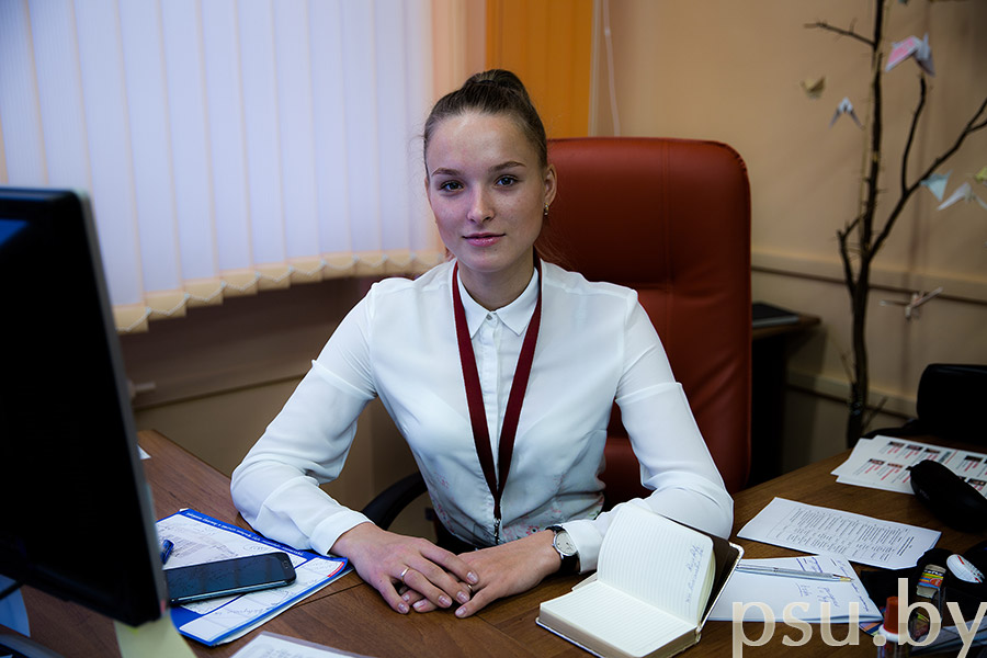 Е.А. Дорина – дублер начальника отдела международных связей Е.А. Дорина