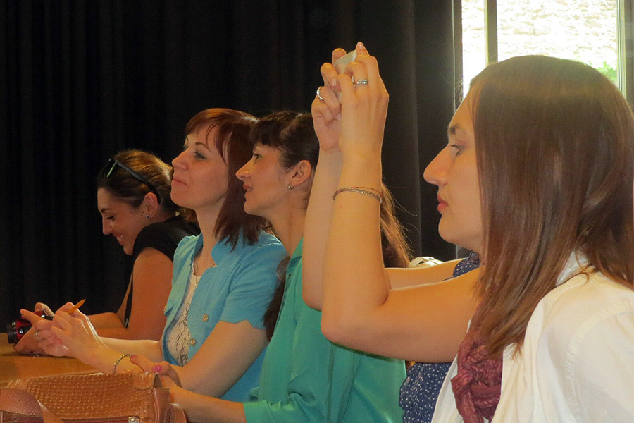 During the seminar During the seminar