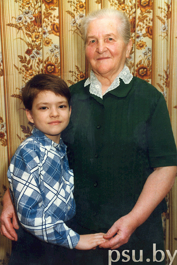 Мама, Анна Петровна, и сын Павел, 1997 г.