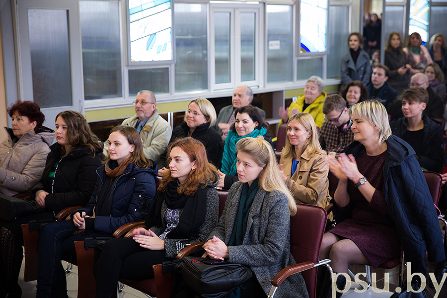 The honoured guests – representatives of the German Embassy in the Republic of Belarus and staff of the Goethe Institute in Minsk The honoured guests – representatives of the German Embassy in the Republic of Belarus and staff of the Goethe Institute in Minsk