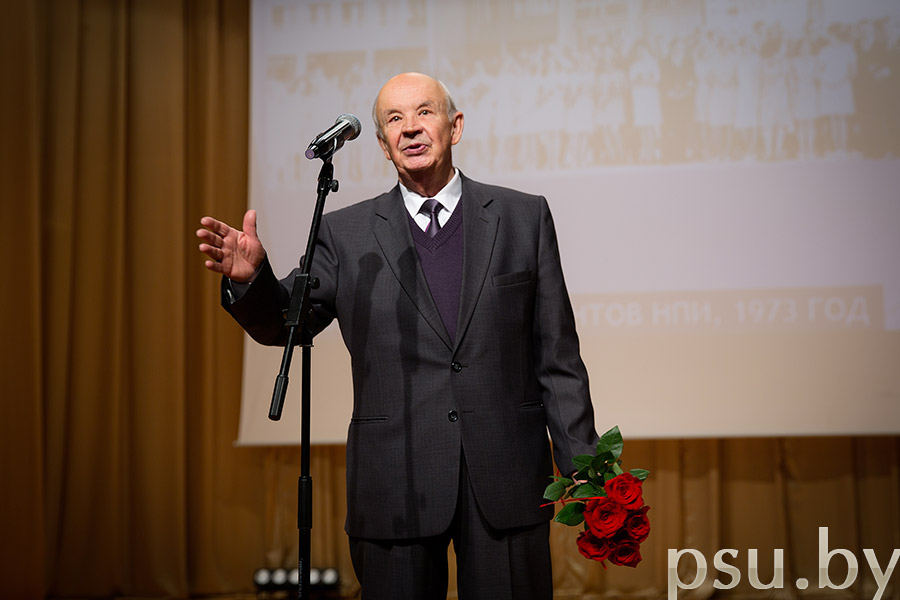 Встреча Э.М. Бабенко с ветеранами, выпускниками вуза, руководством, профессорско-преподавательским составом и сотрудниками университета Эрнст Михайлович Бабенко