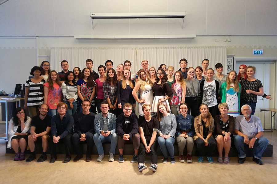 Participants of the Swedish Language Summer Course