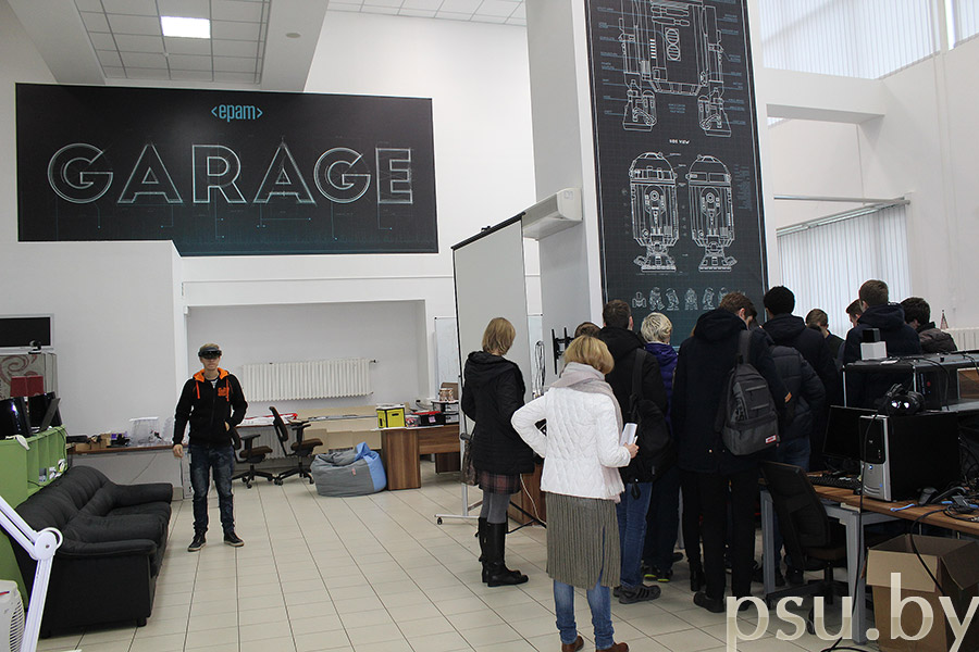 Посещение туристической группой инновационной лаборатории «Garage» Посещение туристической группой инновационной лаборатории «Garage»