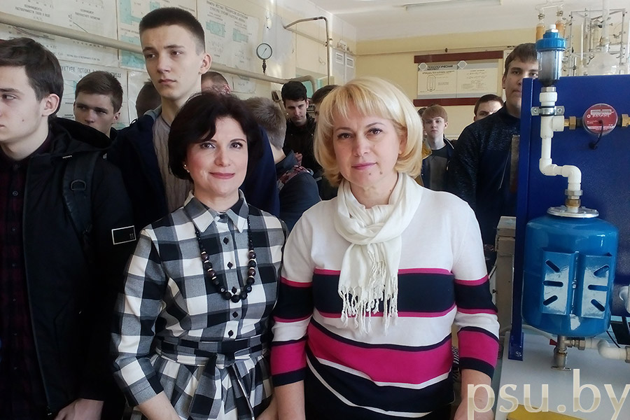 Гости из Новополоцкого политехнического колледжа Гости из Новополоцкого политехнического колледжа