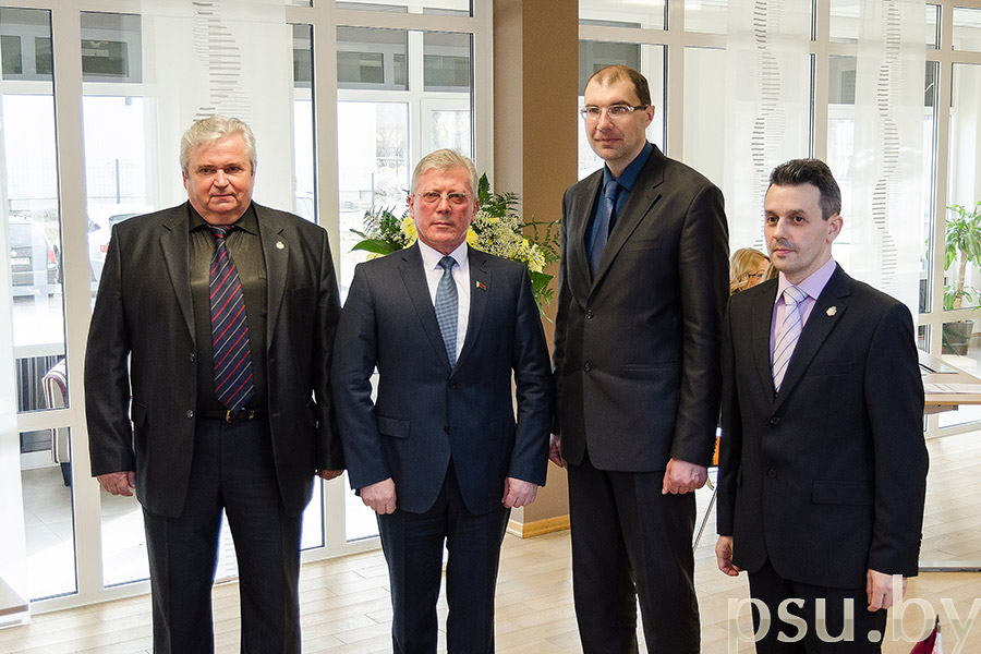 The delegation of PSU and Consul General of the Republic of Belarus in Daugavpils (Latvia) Vladimir Klimov