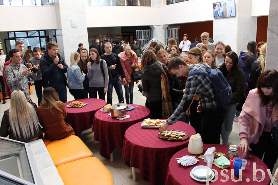 Students Tasting Turkmen National Cuisine