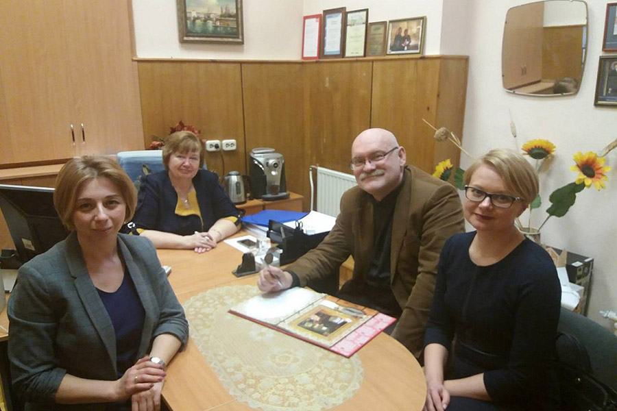 Working meeting between networking partner from Belarus and Russia