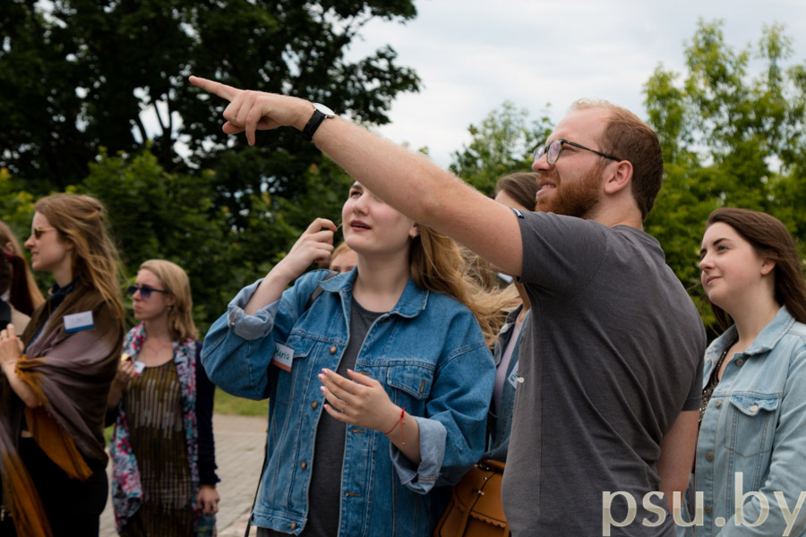A guest from the Netherlands during the excursion During the excursion