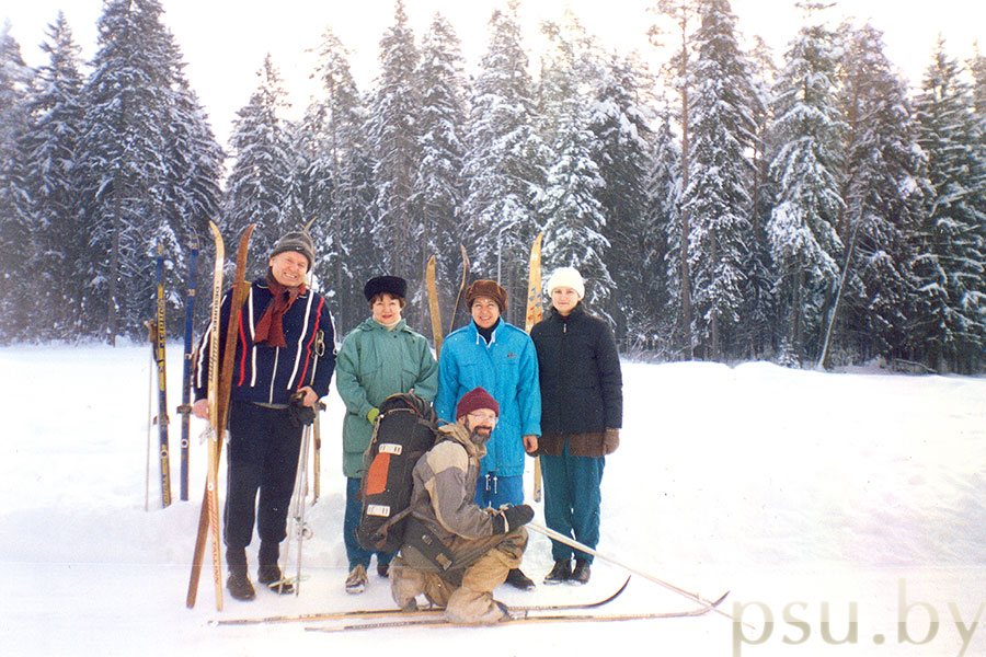 На лыжной прогулке