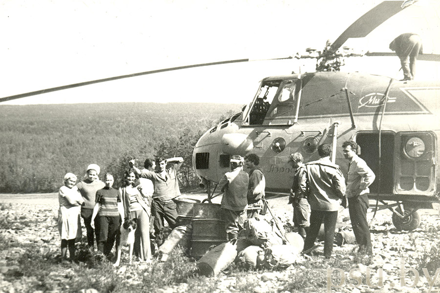 Перед отлетом с базы. Амурская область, 1974 год Перед отлетом с базы