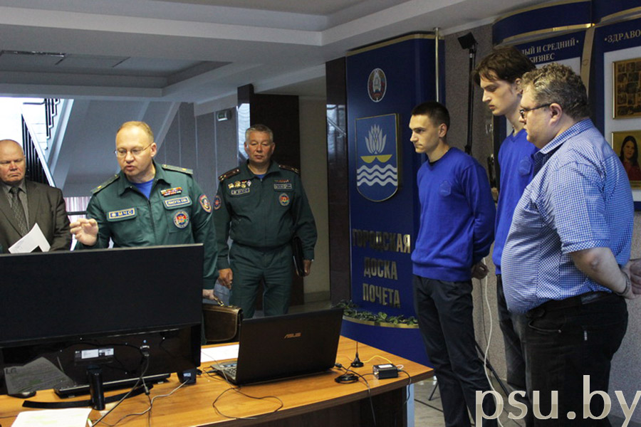 The Deputy Minister of Emergency Situations visited PSU The Deputy Minister of Emergency Situations