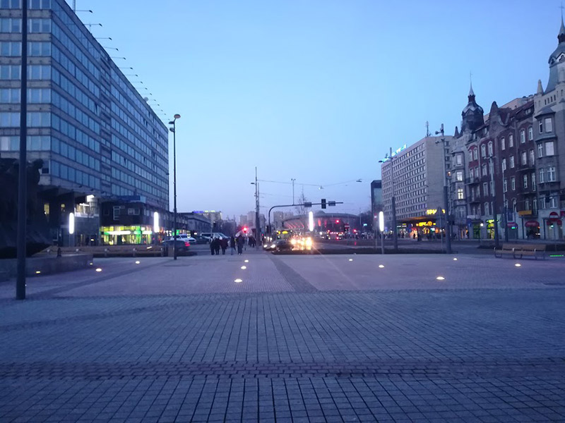 Вид на город Домброва-Гурнича Город Домброва-Гурнича