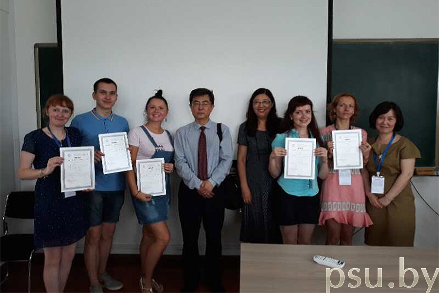The students of the Chinese language courses