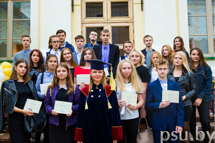 I. Vegera with 1st-year Students I. Vegera with 1st-year Students