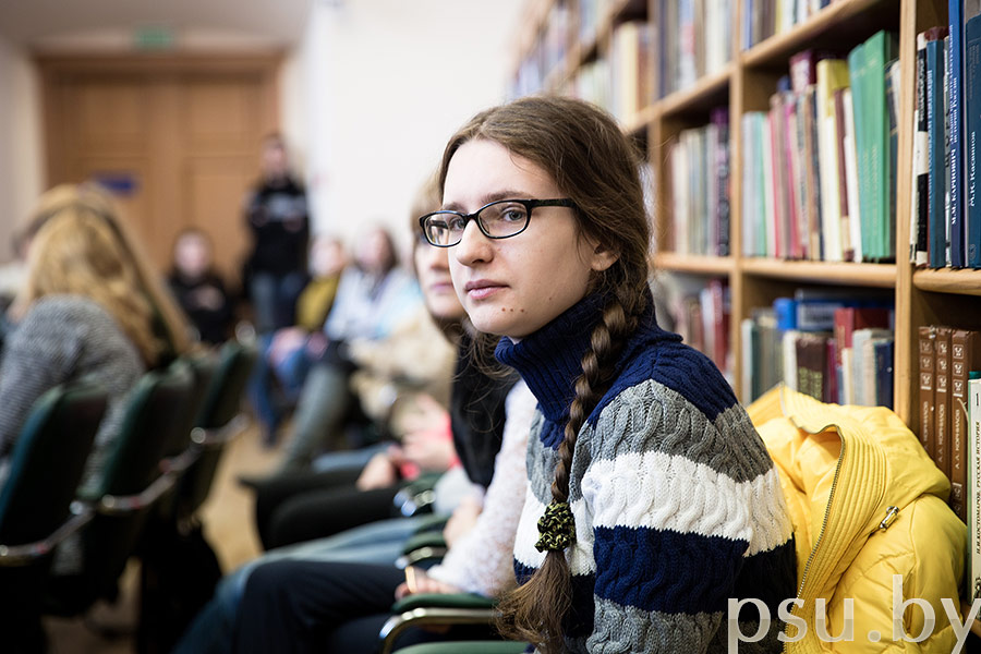 Творчая сустрэча ў Полацкім калегіуме Творчая сустрэча ў Полацкім калегіуме