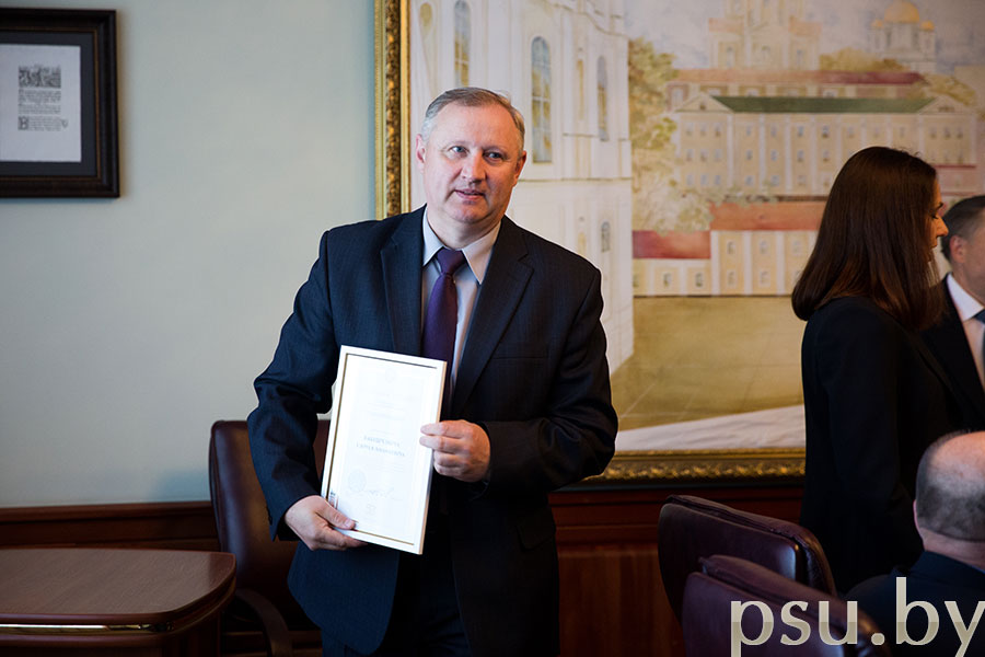 Sergey Vabishchevich, PhD in Physics and Mathematics, Associate Professor, Head of the Department of Physics Sergey Vabishchevich