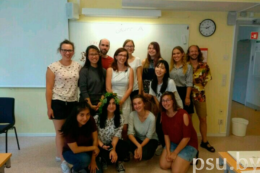The participants of summer language courses in Sweden The Participants