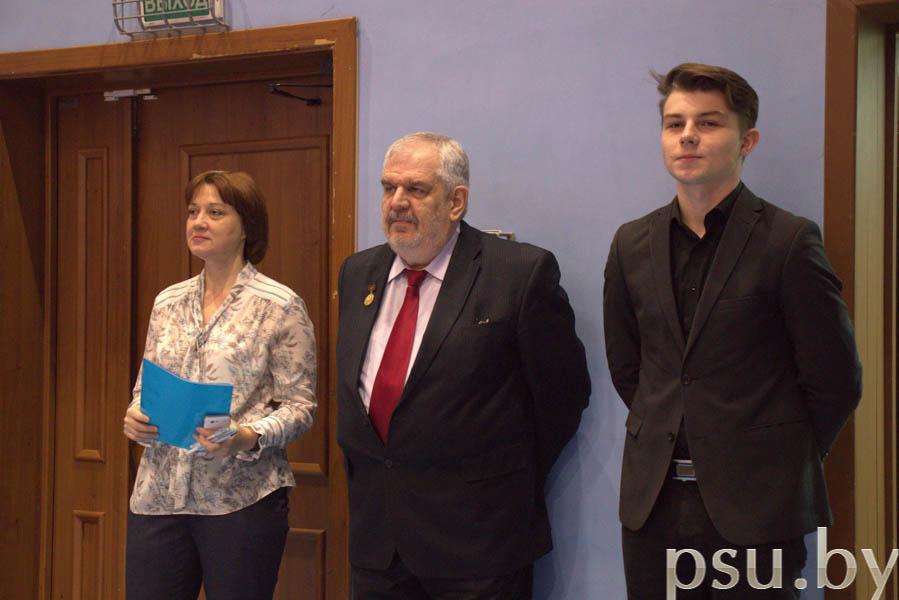Ольга Николаевна Петрович, Степан Григорьевич Ехилевский и Владислав Кутько О.Н. Петрович, С.Г. Ехилевский и Владислав Кутько