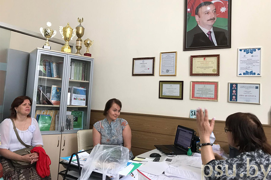 Знакомство с опытом учреждения образования для азербайджанской молодежи Sabah В учреждении образования для азербайджанской молодежи Sabah